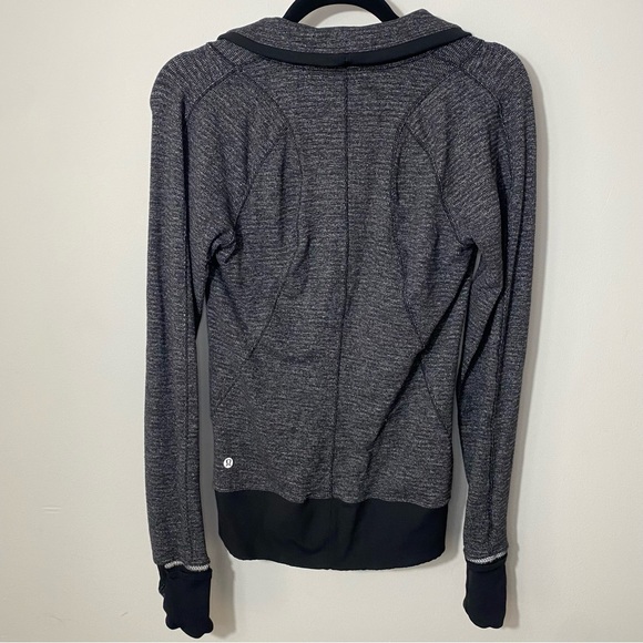 Lululemon Long Sleeve Half Zip Size 4 - Runderful gray grey - Picture 3 of 8